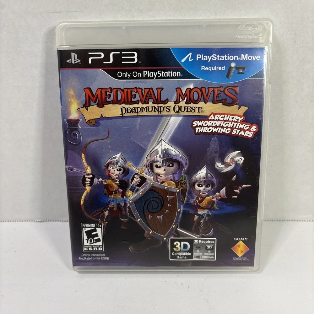 Medieval Moves Deadmund's Quest Sony PS3 PlayStation 3 Move Required CIB 3D Game
